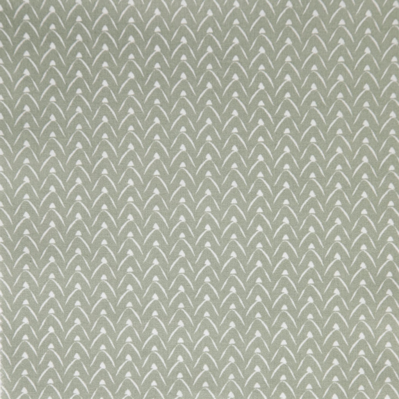 Printed Cotton LIXNEG Linden / White